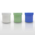 Wholesale Empty Borosilicate Glass Candle Cups Hand Blown Glass Jars Candle Colorful Glass Candle Jars with Lids