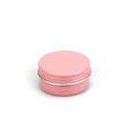 Good Quality Cosmetic Container Packaging 50ml Empty Pink Round Metal Aluminum Tin Jar MegaBDM