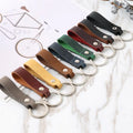 Fashion Hot Selling Boutique PU Leather Key Chain Business Gift Sling Waist Wallet Retro Cowhide Custom Key Chain