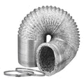 Chin up RHX-AD14 14'' 25ft Double-Layer Aluminum Ducting with 2pc Clamps for HVAC Home Greenhouse & Garden Work