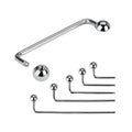 Grade 23 Titanium Staple Bar for Children Orthodox round Tops Surface Piercing Barbell for Engagement
