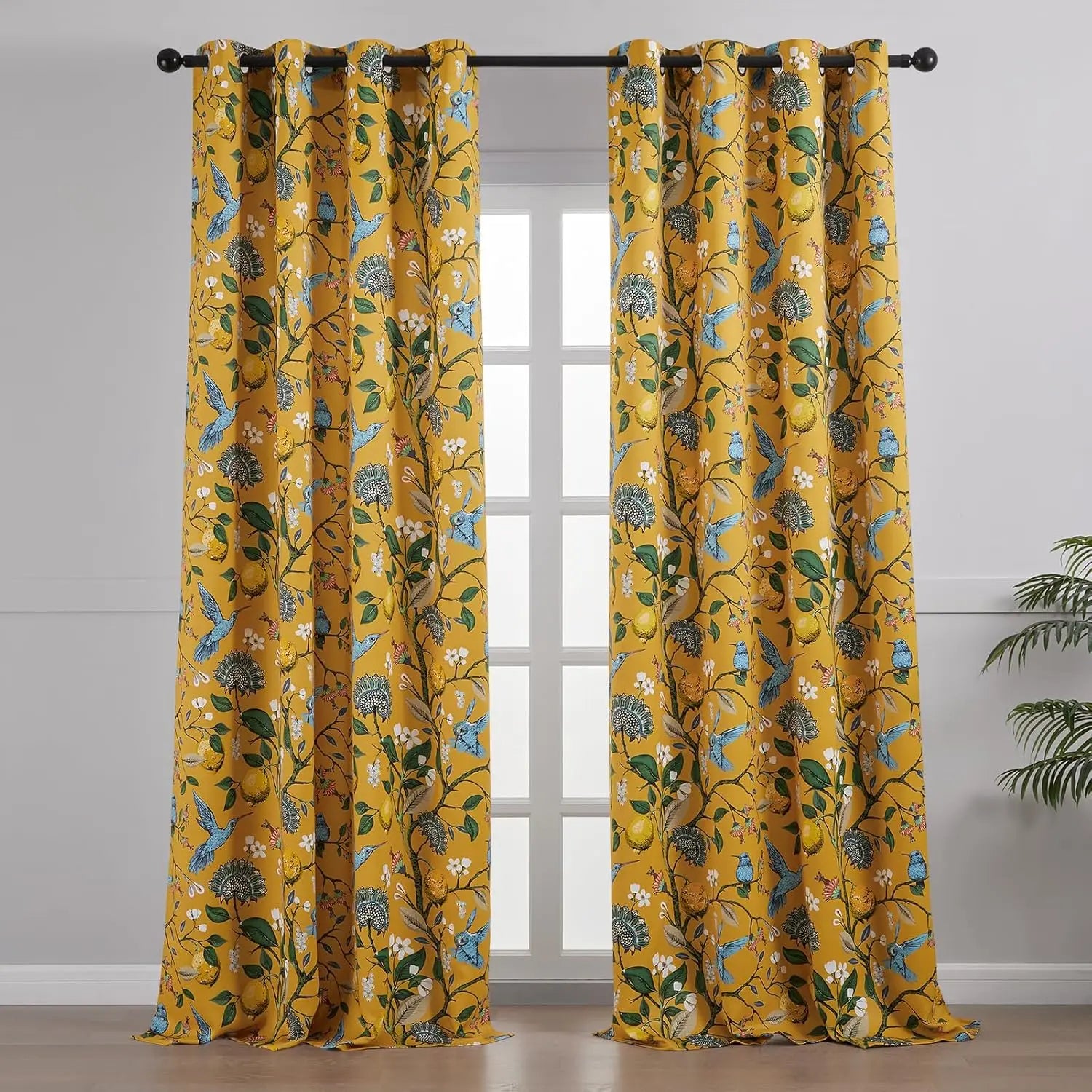 Hot Sale Modern Luxury Blackout Polyester Curtains Living Room/Bedroom Woven Fall Season Grommet Hanging French Valances