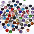 Crystal Dangle Charms Pendants Crystal Birthstone Handmade Dangle Bead Charms DIY Round Jewelry Charms