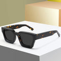 DOISYER Luxury Square Men's Vintage Large Style Polarized Sunglasses Anti-Blue Light Glasses for Computers Pilot Style