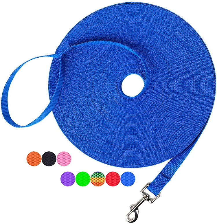 2.5cm 15ft 20ft 30ft 50ft 100ft Training Leash 15 Feet Dog/Puppy Obedience Recall Training Agility Lead Leash