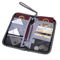 In Stock Hot Sale Promotional Top Quality Gray Wallet Travel Rfid Passport Holder Wallet