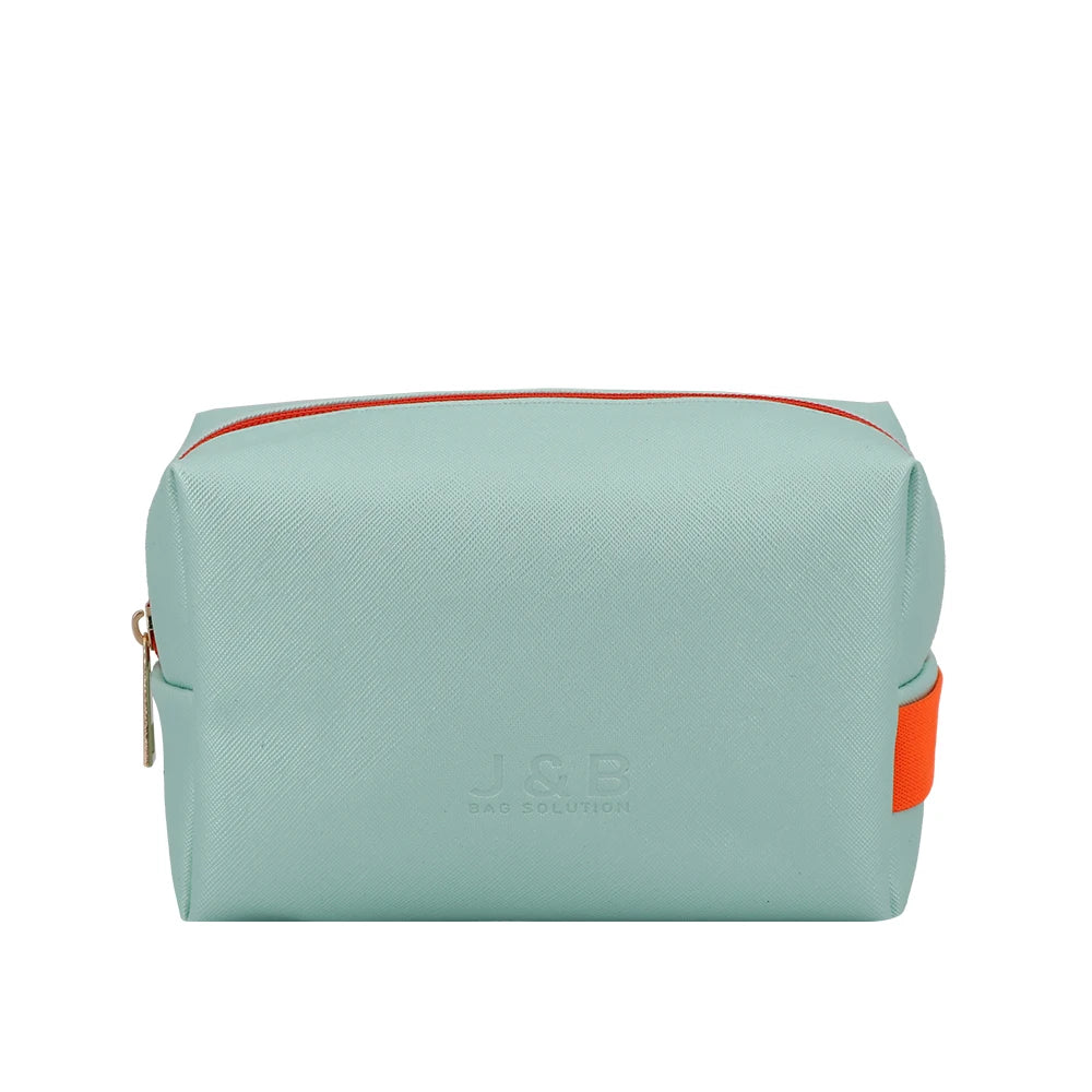 Bolsa Feminina Fashion PU Zipper Toiletry Bag Vegan Leather Makeup Bag Waterproof Gift Beauty Bag for Lady