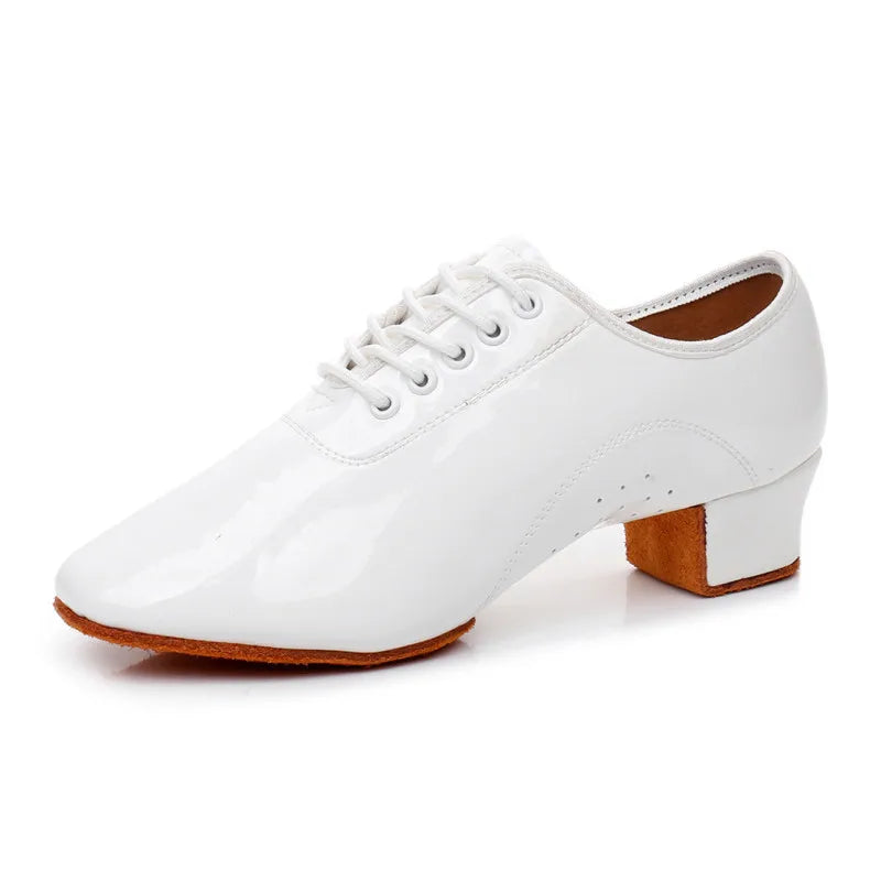Top Selling Leather Black Dance Shoes for Men and Boys Ideal for Latin and Modern Dance Training