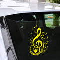 Funny Music Notes Car Laptop Door Window Wall Bumper Vinyl Sticker Decal Gift Bumper Decor Gift Die Cut Decals Glass