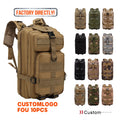 LUPU Waterproof Polyester Fashion Tactical Molle Zipper Closure Large Capacity Sport Backpack Unisex Outdoor Gear