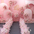 Handmade Large Artificial Ecuador Rose Flower Wall New Listing Wedding Decoration Gift Box for Home & Celebration Usage
