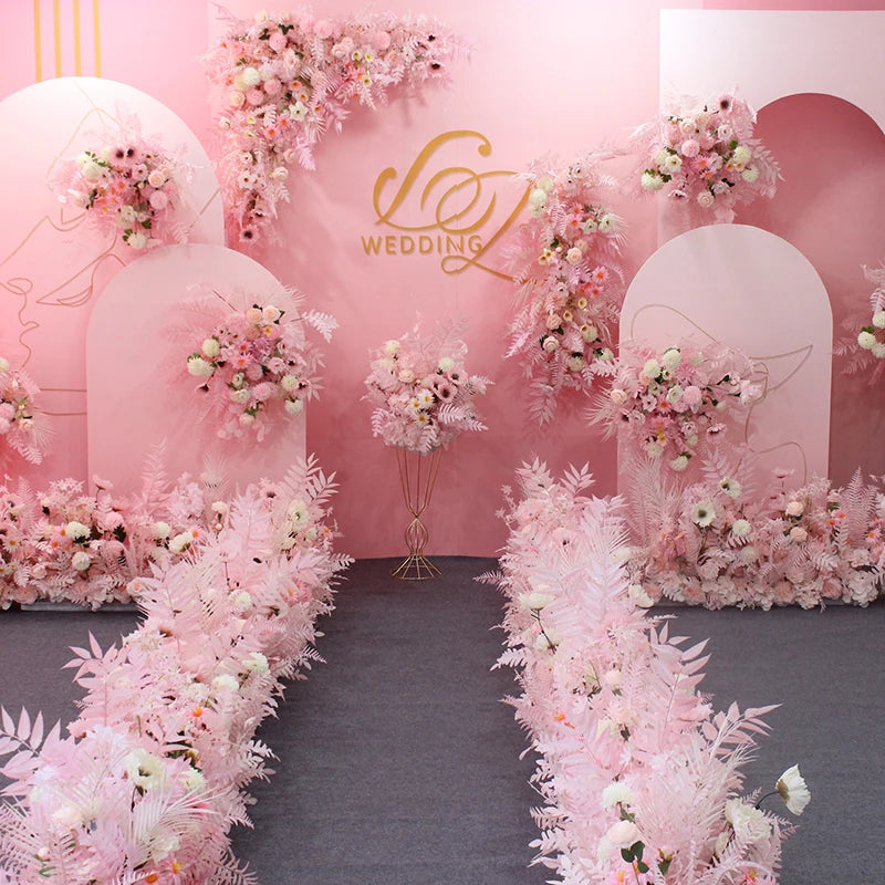 Handmade Large Artificial Ecuador Rose Flower Wall New Listing Wedding Decoration Gift Box for Home & Celebration Usage