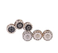 2023 Newest Black White No-PIN No-Broken Scarf Hijab Safety Pins No-Snag Magnets Brooches for Younger Girls' Wedding Party