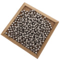 6mm 8mm 10mm Diy Jewelry Findings Making Material Plastic Round Beads Large Hole CCB Plated Gold Silver Black Pearl Beads