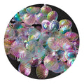 Aurora Sea Shell Charms 3D Resin Flat Back Cabochon for Slime Decorations DIY Nail Accessories