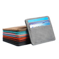 Men's Fashionable PU Leather Smart Business Credit Card Holder Wallet with Custom Logo Option Durable LeBei Brand