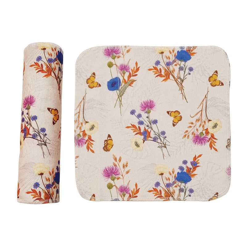 Cotton Kitchen Dish Cloths Soft Absorbent Quick Drying Dish Unpaper Towels