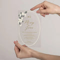 Carte Dinvitation Mariage Decoration Envelope Seal Sticker Gold for Wedding Card Acrylic Invitation