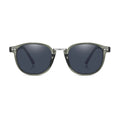 2025 New Trendy UV400 Polarized  Round Women Men Shield Sunglasses Metal Bridge