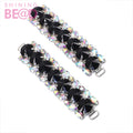 Silver Rhinestone Bikini Chain Buckle Sew-on Bag Shoes Clothing Lingerie Buckle Beachwear Crystal Connector