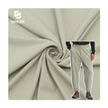 Soft Touch Cool 70D Breathable Sportswear Pants 90 Nylon 10 Spandex Quick Dry 4 Way Stretch Stripe Fabric for Trouser