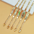 G3883 Wholesale  Saint Jude Bracelet Copper Exaggerated Religious NK Chain Virgin Mary Bracelet Jewelry