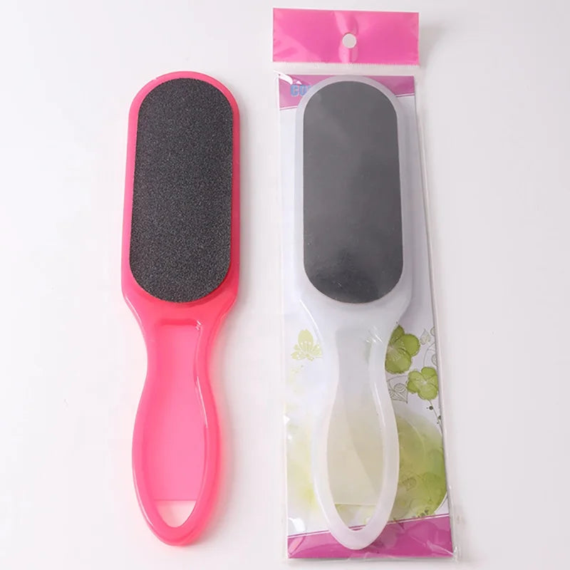 Hot Sale Colossal Sandpaper Plastic Long Handle Foot File for Personal Foot Care Callus Remover Dead Skin