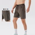 Gym Jogging Shorts Breathable Sports Running Activewear Zip Pocket Workout Reflective Strip Shorts