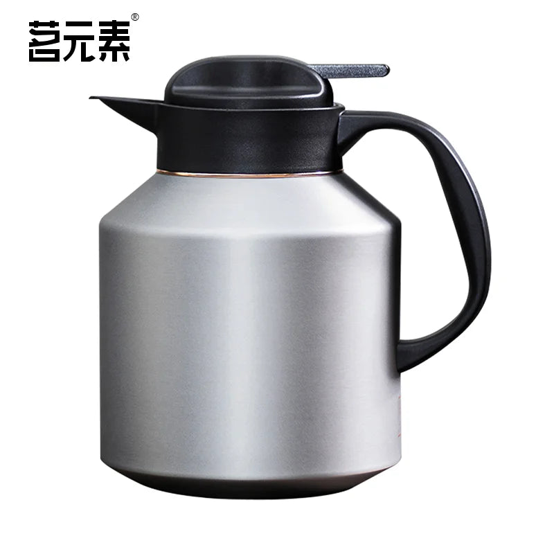 Wholesale Large Capacity Pure Titanium Stewed Kettle High Quality Double Wall with Temperature Display Stainless Steel Tumblers