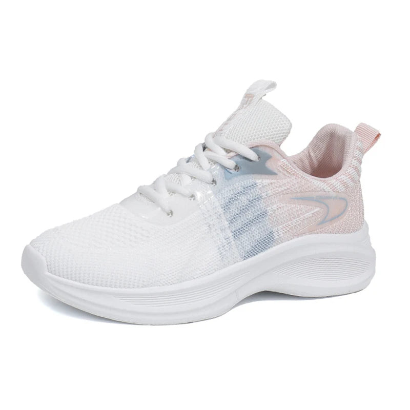 New Arrival Custom Fashion Women's Breathable Walking Casual Trainers Running Sports Sneakers Tennis Shoes