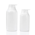 Empty Plastic Body Lotion Pump Bottle 300ml 500ml  White Body Wash Plastic Shampoo Bottle