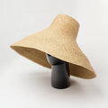 Wholesale Summer New Oversized Large Big Brim Women Young Ladies Natural Raffia Straw Beach Sun Hat