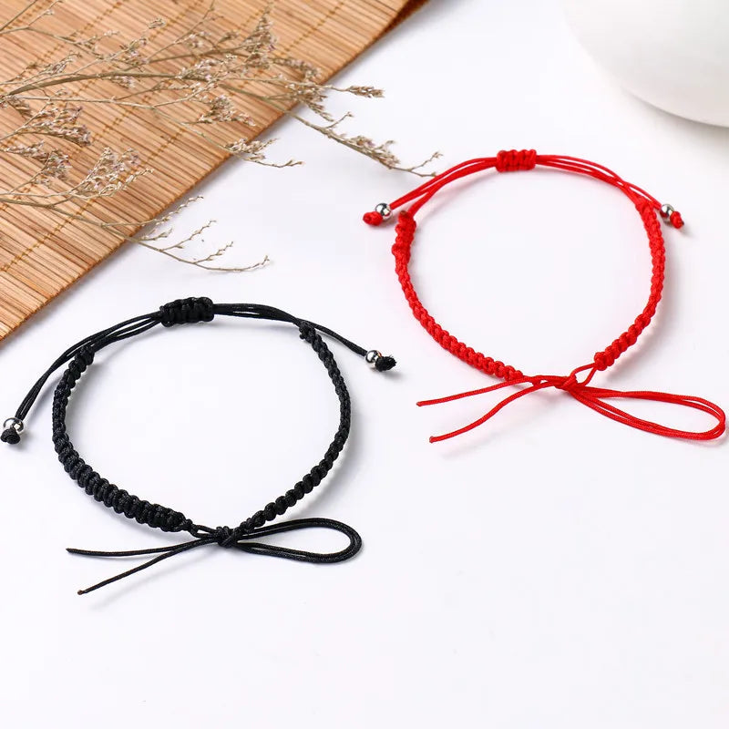 Braided Cord Bracelets Adjustable Half-Finished Colored Rope Handmade Bracelets for Jewelry Making