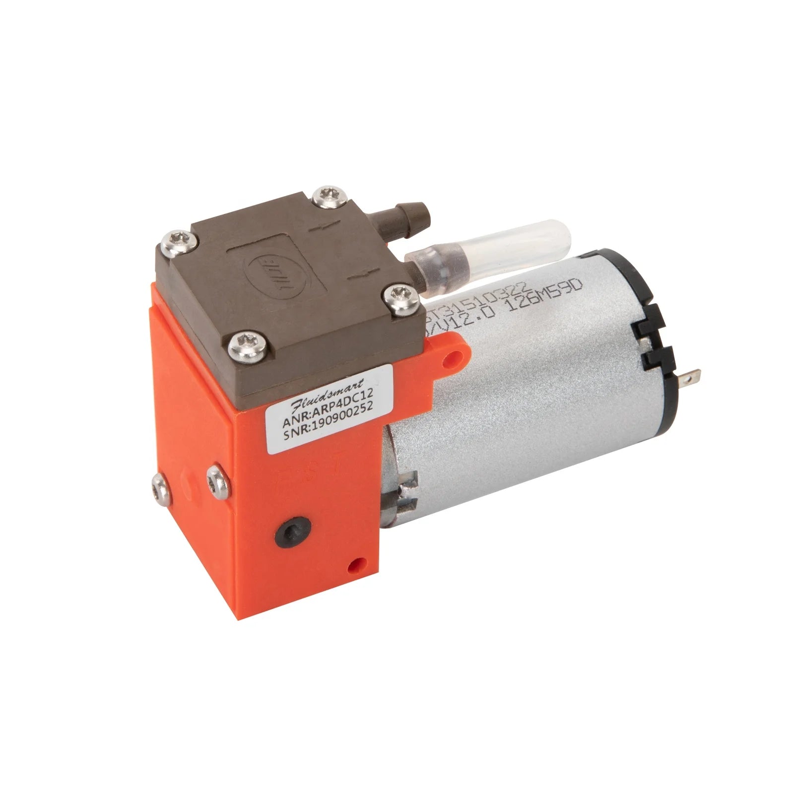 Fluidsmart ARP4DC12 Oil Free Vacuum Pump Dc 12volt  Piston Type Vacuum Pump Red Color Electric Pump
