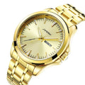 SINOBI High Quality Men's Luxury Quartz Business Stainless Steel Watches Complete Calendar 3ATM Waterproof Wholesale