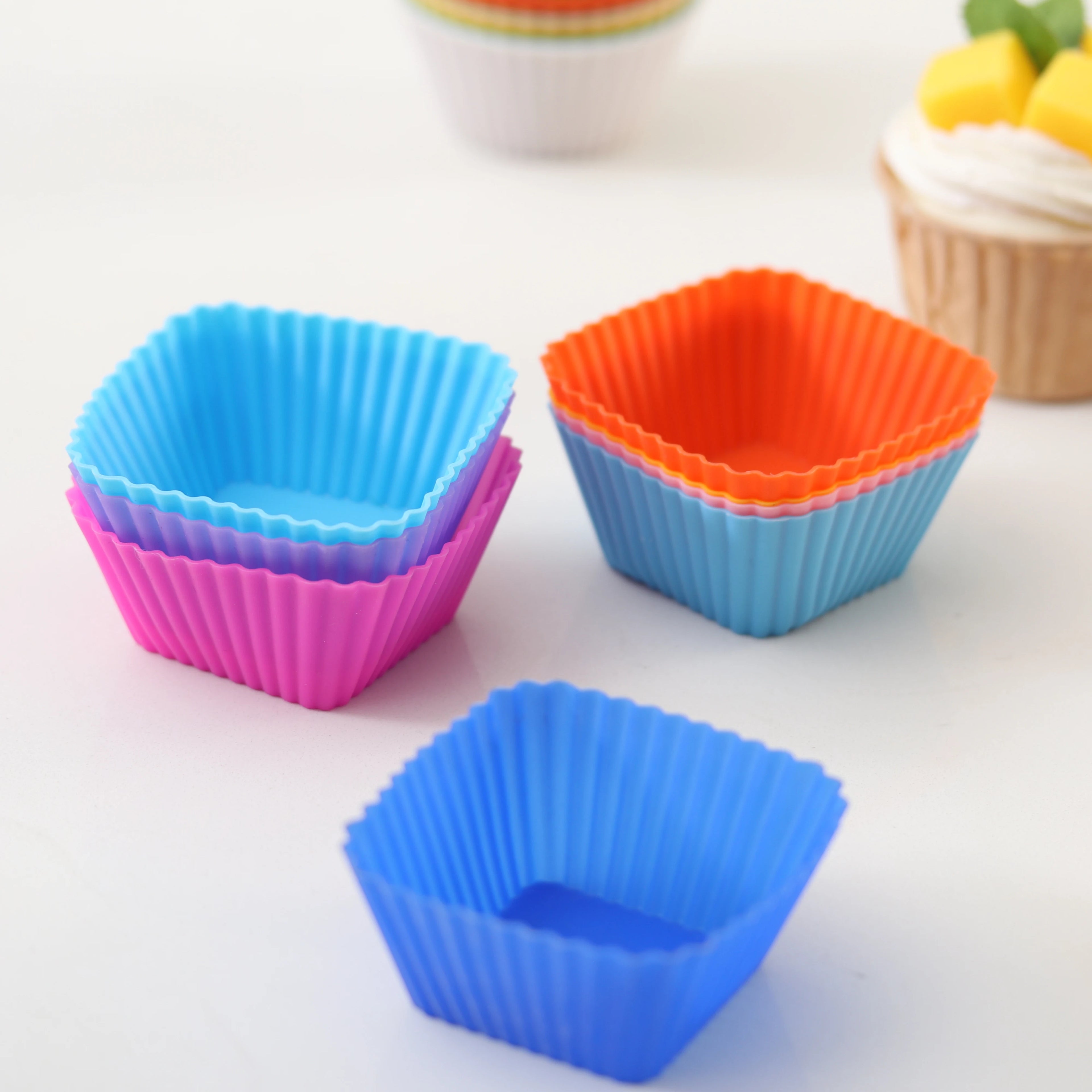 Silicone Lunch Box Dividers Bento Box Accessories Silicone Cupcake Liners Bento Box Accessories for Kids