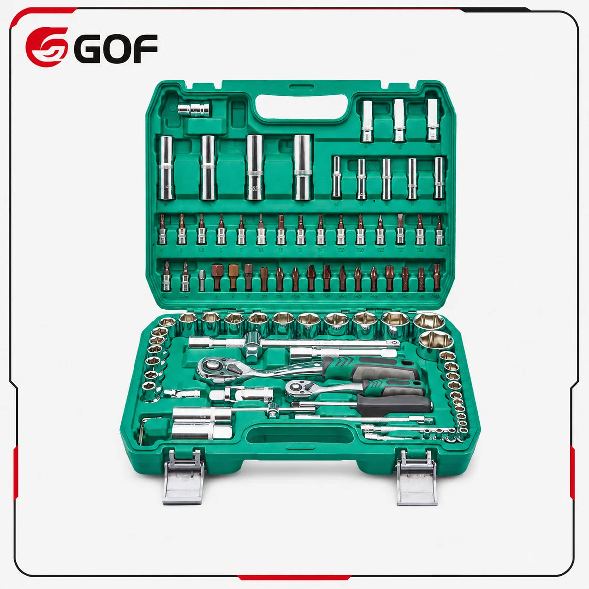 Industrial Grade Socket Tool Set Manual Wrench Tool Automotive Repair Hardware Tool Universal Ratchet Wrench MegaBDM