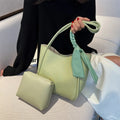 2025 Vintage Preppy Cross-Border  Bag for Women Soft PU Texture Zipper Closure Trendy All-Match Hand Bag Chains Fashionable