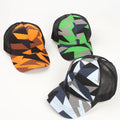 New Style Tie-dye Gradient Color Back Open Hole Horsetail Mesh Breathable Camouflage Ponytail  Baseball Caps