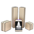Hot Selling New Arrival Pu Leather Orange Beige Green Jewelry Packaging Gift Wedding Ring Box Necklace Bracelet Gift Box