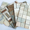 Nature Rocks Stone 3D Strip Glossy Finish Modern Mosaic Tile for Interior Wall and Hotel Spa Decor 10mm Thick 5 Year Warranty