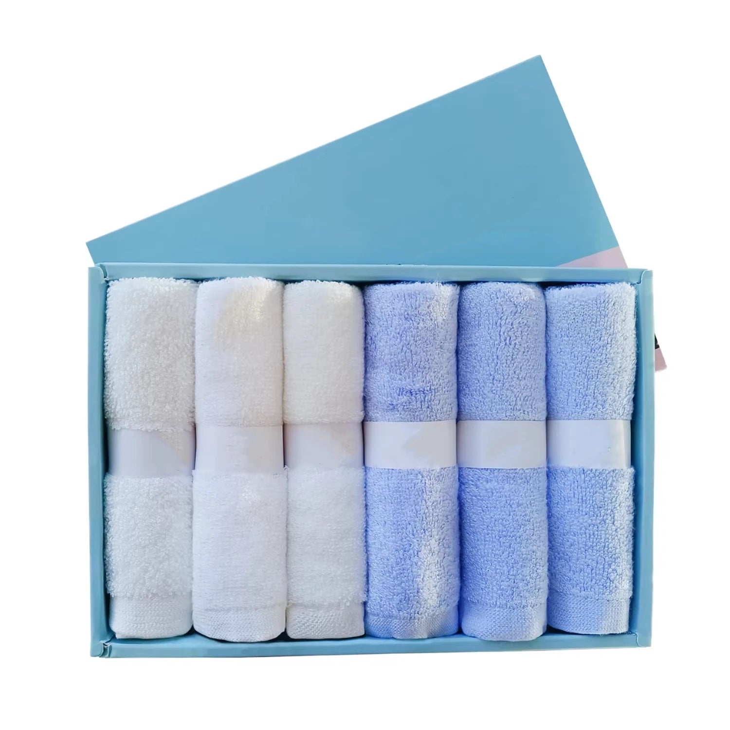 Soft Absorbent Bamboo Baby Towel Small Square Towels for Newborn Infants Toddlers Made with Natural Bamboo Fiber for Hands Face