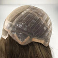 Anti-slip Soft Silicone Base Cap Medical Wig for Woman Virgin Human Hair Full Cap Wigs for Caner Patient