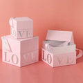 Wholesale Luxury Pink Gift Packaging Boxes Flower Gift Box Rose Flower Boxes for Bouquets With Handle