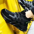 GUYISA New Fly Woven CE Steel Toe Safety Shoes Outdoor Men's Work Steel Toe Safety Work Shoes