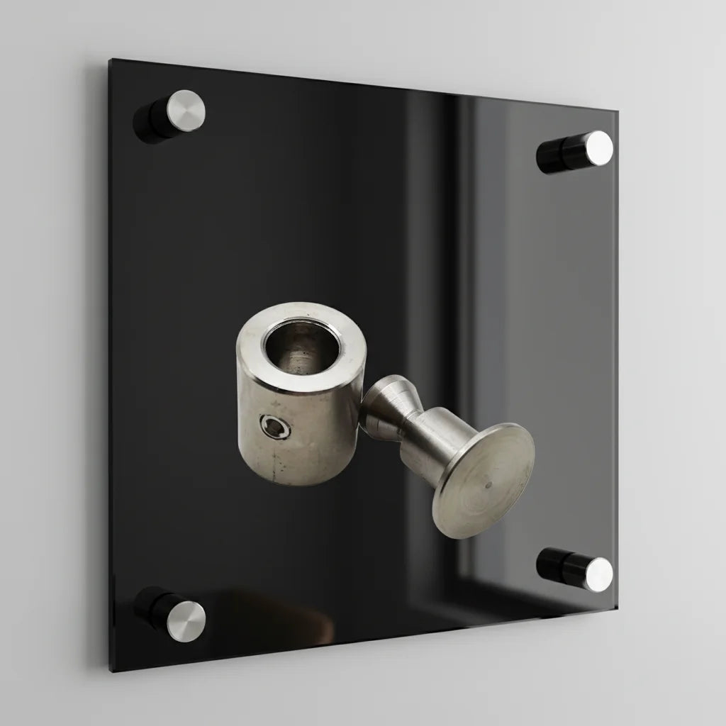 Wholesale Walron WSL-1820-ST 304 Solid Stainless Steel Security Standoffs Lateral Lock Fasteners 18x20mm Brushed Satin Diameter