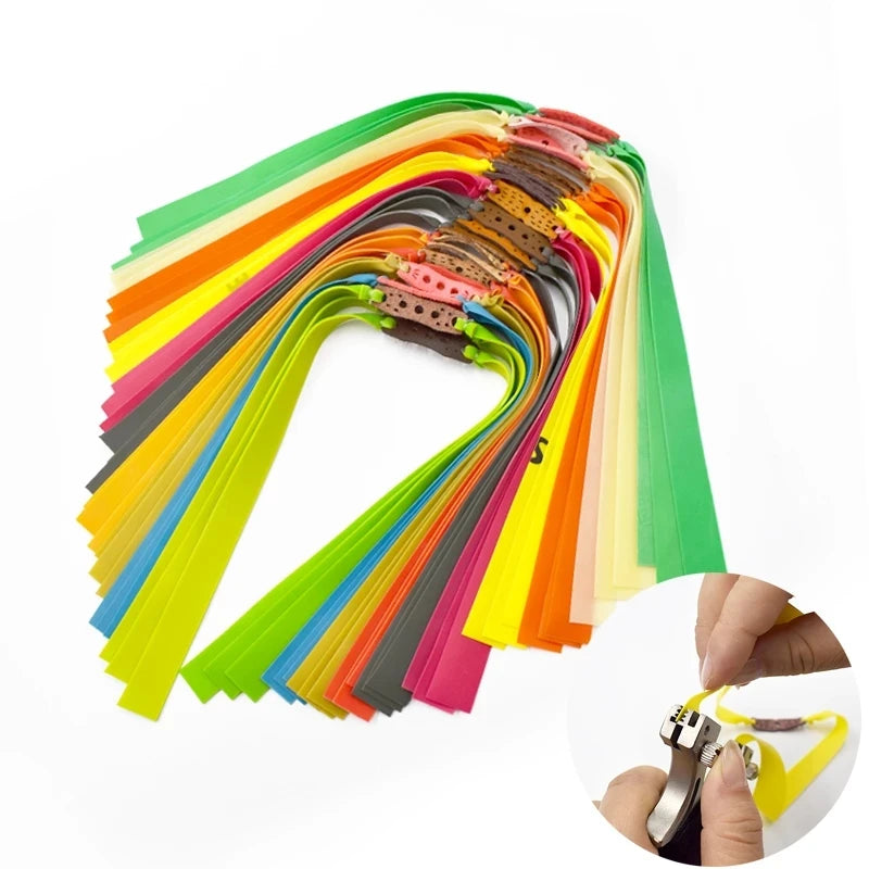 Strong Slingshot Flat Rubber Band 0.5mm-1.2mm Hunting Outdoor Shooting Slingshot Rubber Band Hot Products