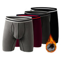 Warm Men's Underwear Customized Logo Enlarged and Lengthened Sports Boxer Briefs Anti-wear Shorts