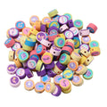 2024 Hot Selling 10mm Music Series Soft Ceramic Sliced DIY Bracelets Earrings Loose Beads