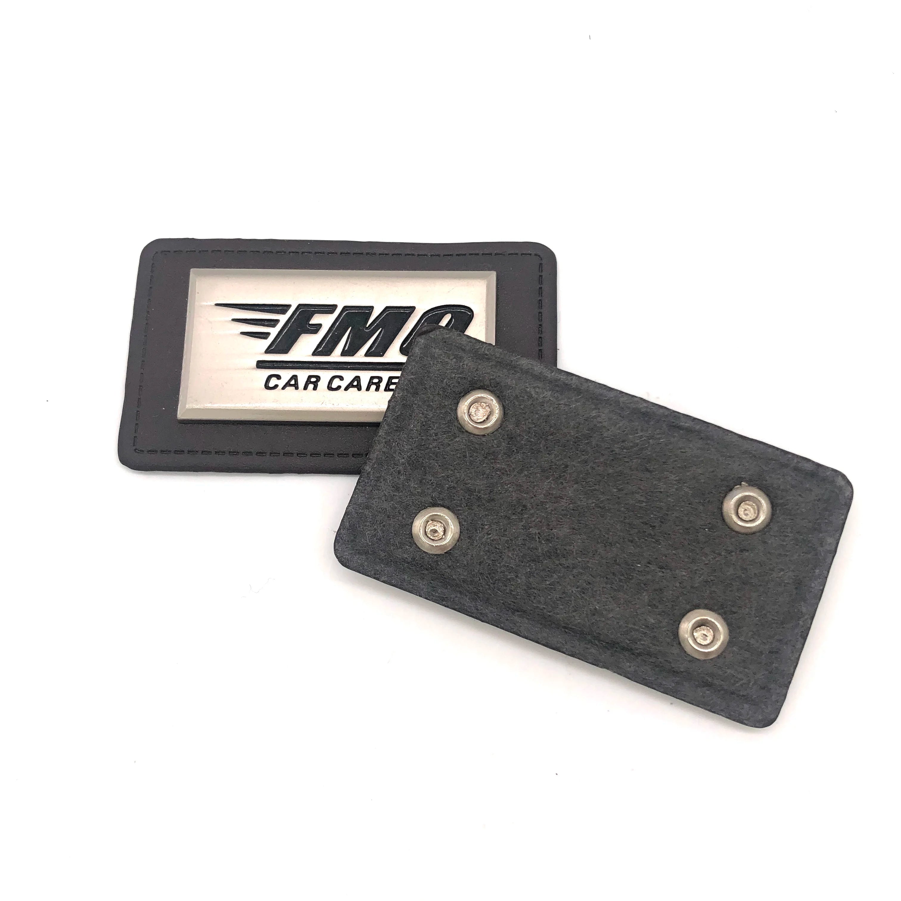 Custom Garment Fashion Metal Leather Label Patch for Clothing Jeans Garment  Label Metal Label